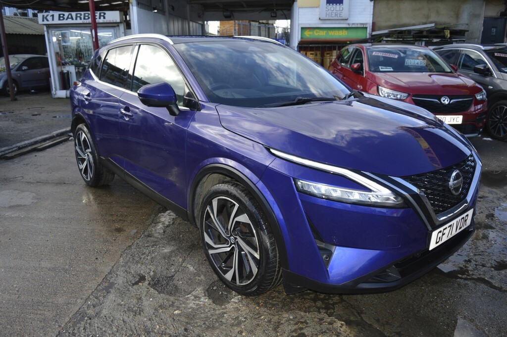 Nissan Qashqai Suv 1.3 Dig-t Mhev Tekna 2021 Blue