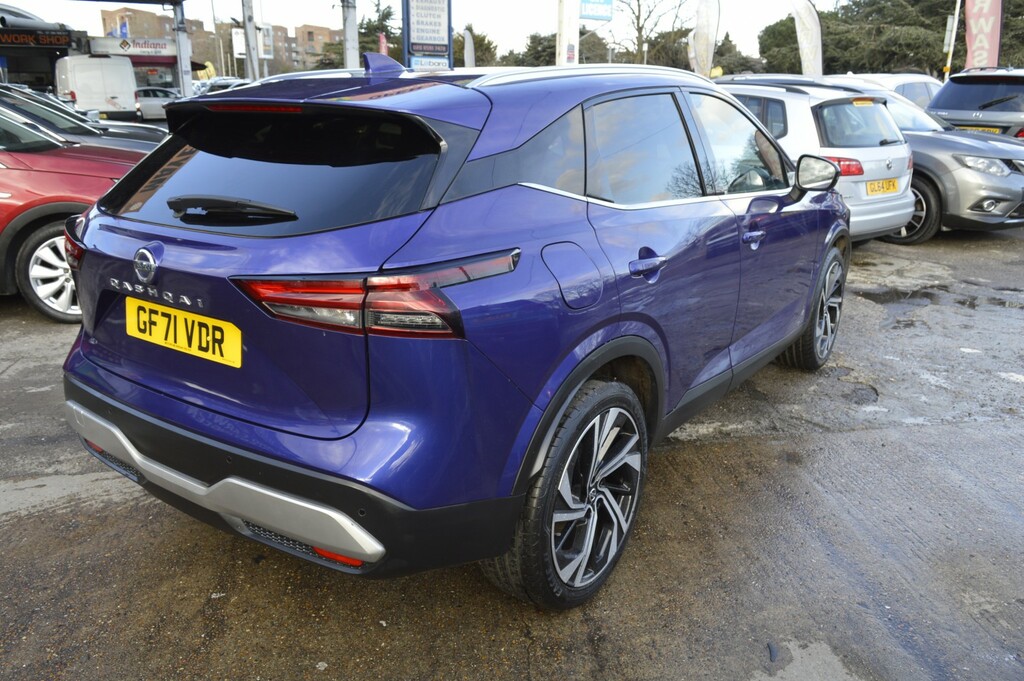 Nissan Qashqai Suv 1.3 Dig-t Mhev Tekna 2021 GF71VDR Blue #2