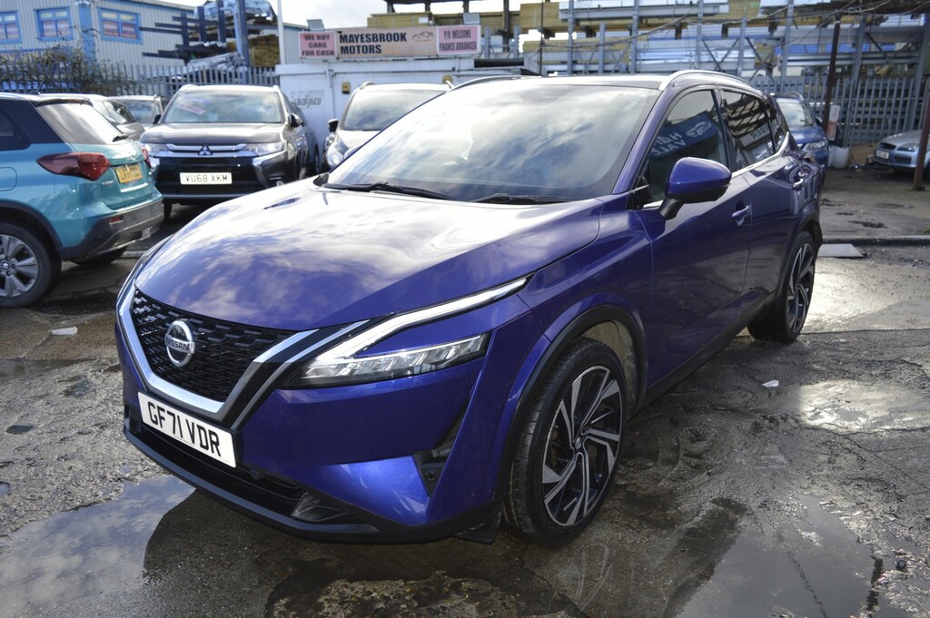 Nissan Qashqai Suv 1.3 Dig-t Mhev Tekna 2021 GF71VDR Blue #3