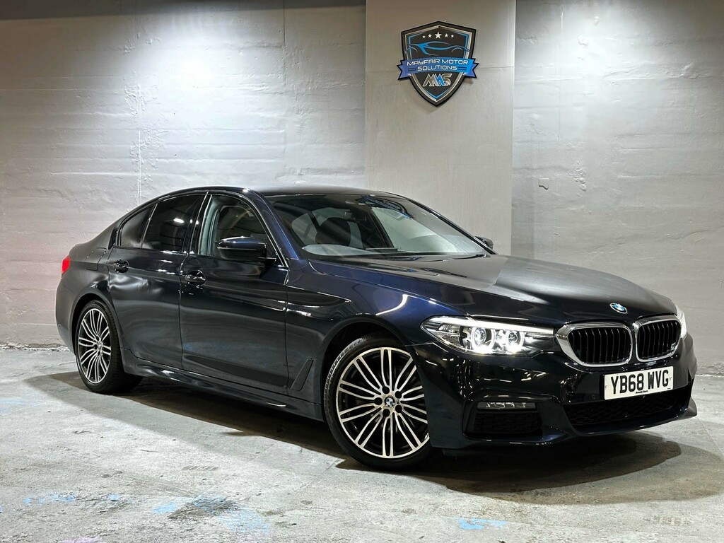 BMW 5 Series 520D Xdrive M Sport 4Wd YB68WVG Black