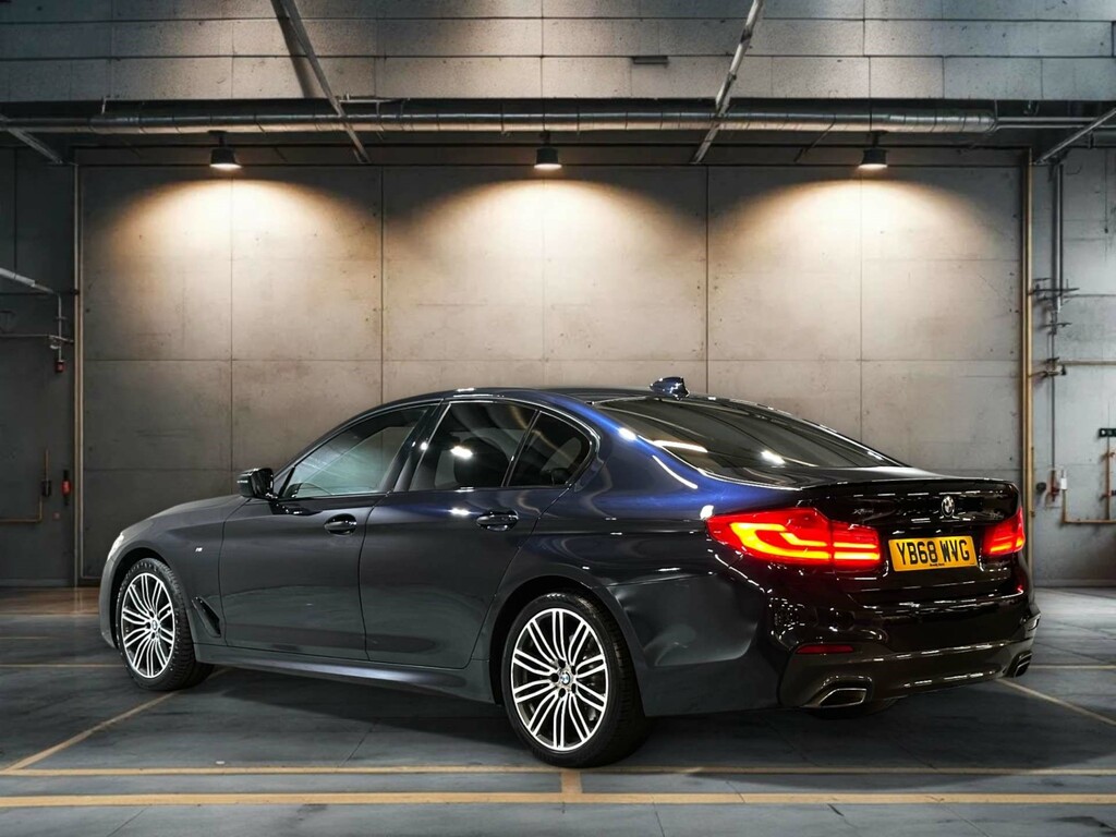 BMW 5 Series 520D Xdrive M Sport 4Wd YB68WVG Black #5