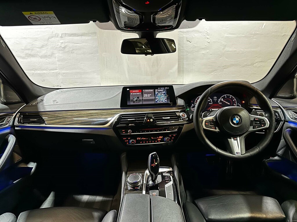 BMW 5 Series 520D Xdrive M Sport 4Wd YB68WVG Black #4