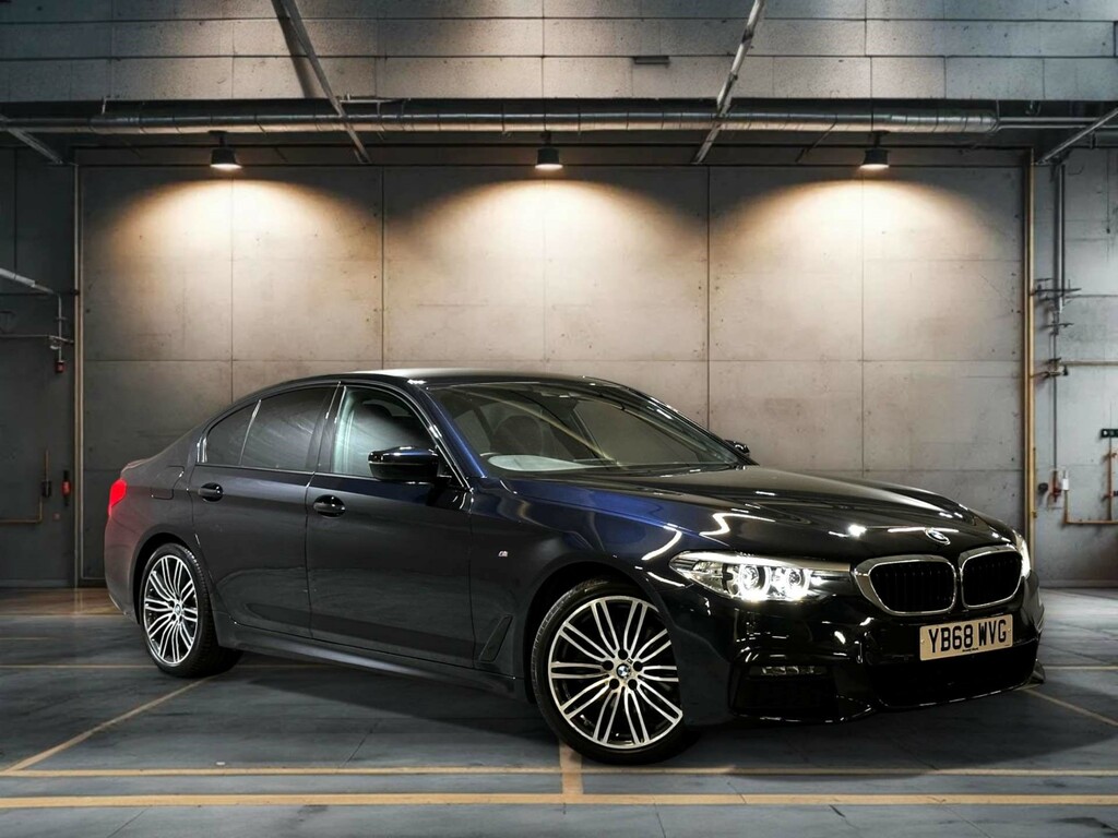 BMW 5 Series 520D Xdrive M Sport 4Wd YB68WVG Black #2