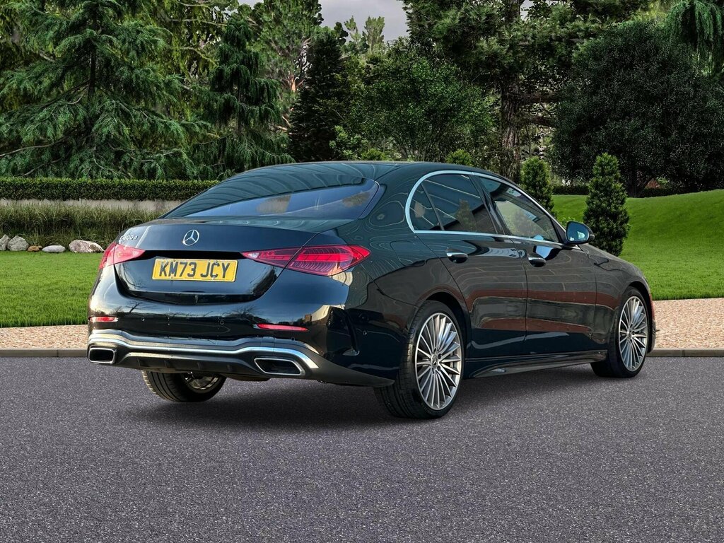 Mercedes-Benz C Class 2.0 C300dh Mhev Amg Line Premium Saloon Dies KM73JCY Black #6