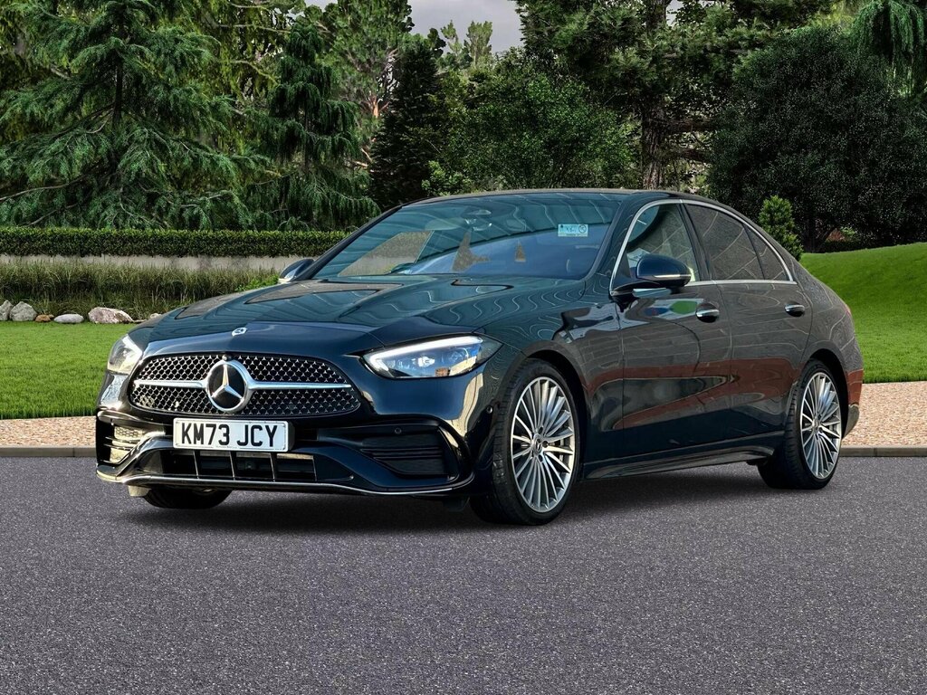 Mercedes-Benz C Class 2.0 C300dh Mhev Amg Line Premium Saloon Dies KM73JCY Black #3