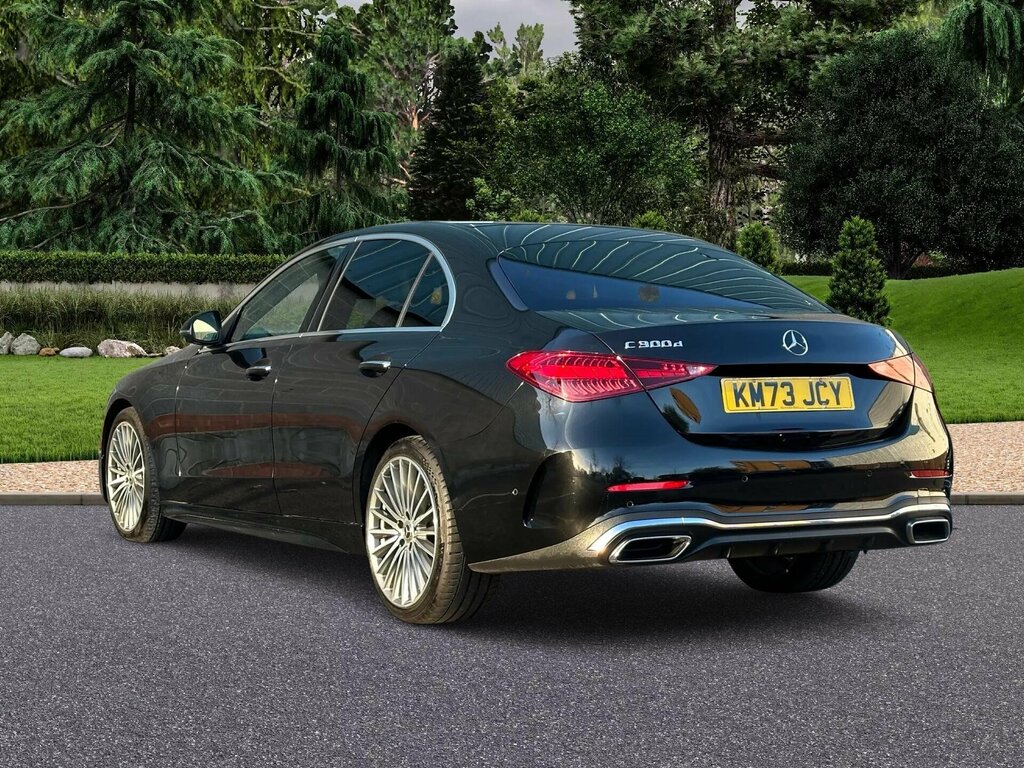 Mercedes-Benz C Class 2.0 C300dh Mhev Amg Line Premium Saloon Dies KM73JCY Black #4
