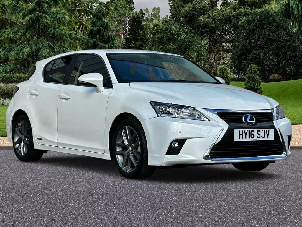 Lexus CT 1.8 200H Premier Cvt Euro 6 Ss White