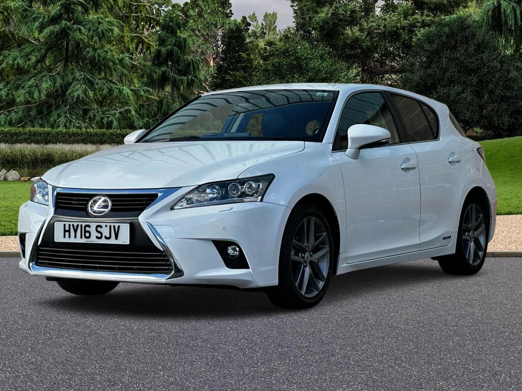 Lexus CT 1.8 200H Premier Cvt Euro 6 Ss White #3