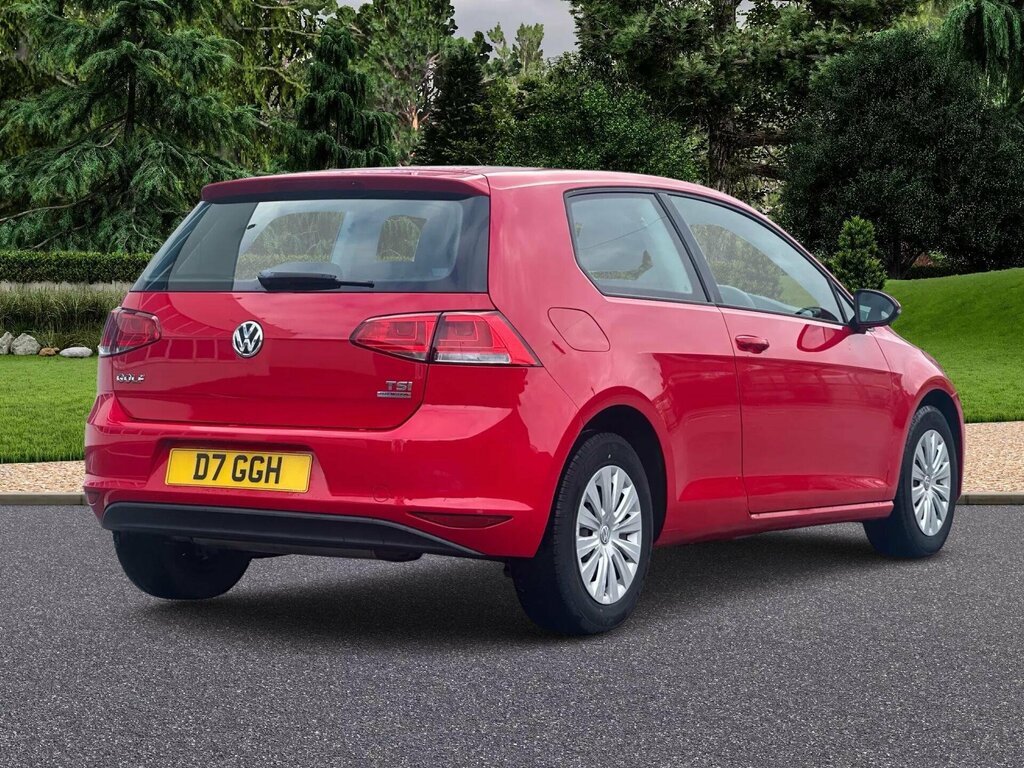 Volkswagen Golf 1.2 Tsi Bluemotion Tech S Euro 5 Ss Red #6