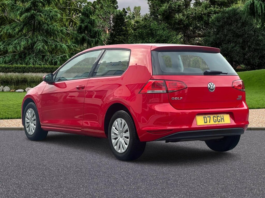 Volkswagen Golf 1.2 Tsi Bluemotion Tech S Euro 5 Ss Red #4