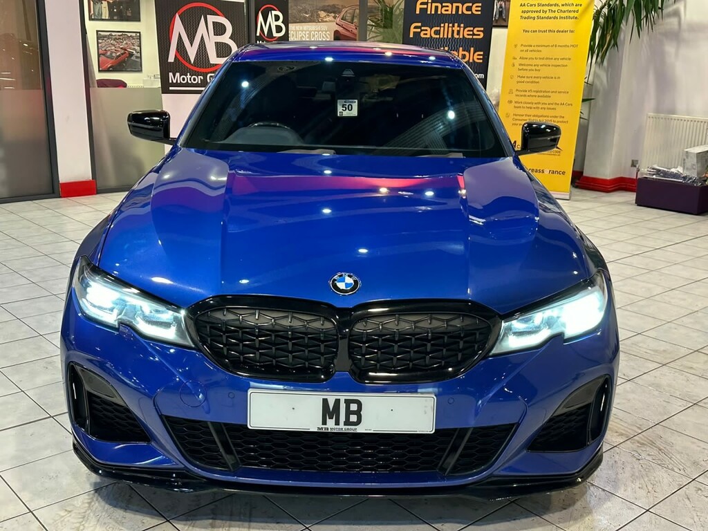 BMW 3 Series Saloon 3.0 M340d Xdrive Saloon 202171 YH71UMR Blue #2