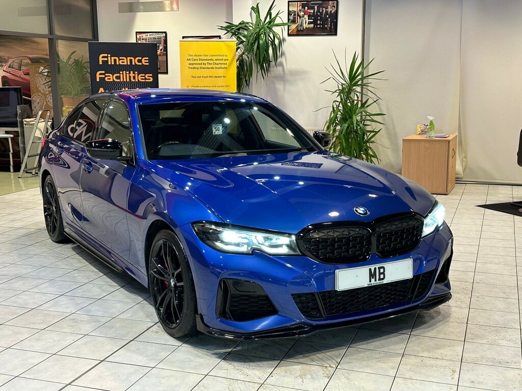 BMW 3 Series Saloon 3.0 M340d Xdrive Saloon 202171 YH71UMR Blue #3