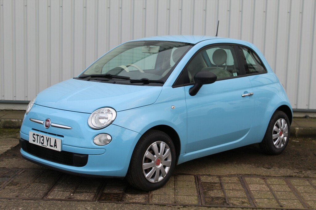 Fiat 500 Hatchback 1.2 Pop 2013 ST13YLA Blue #3