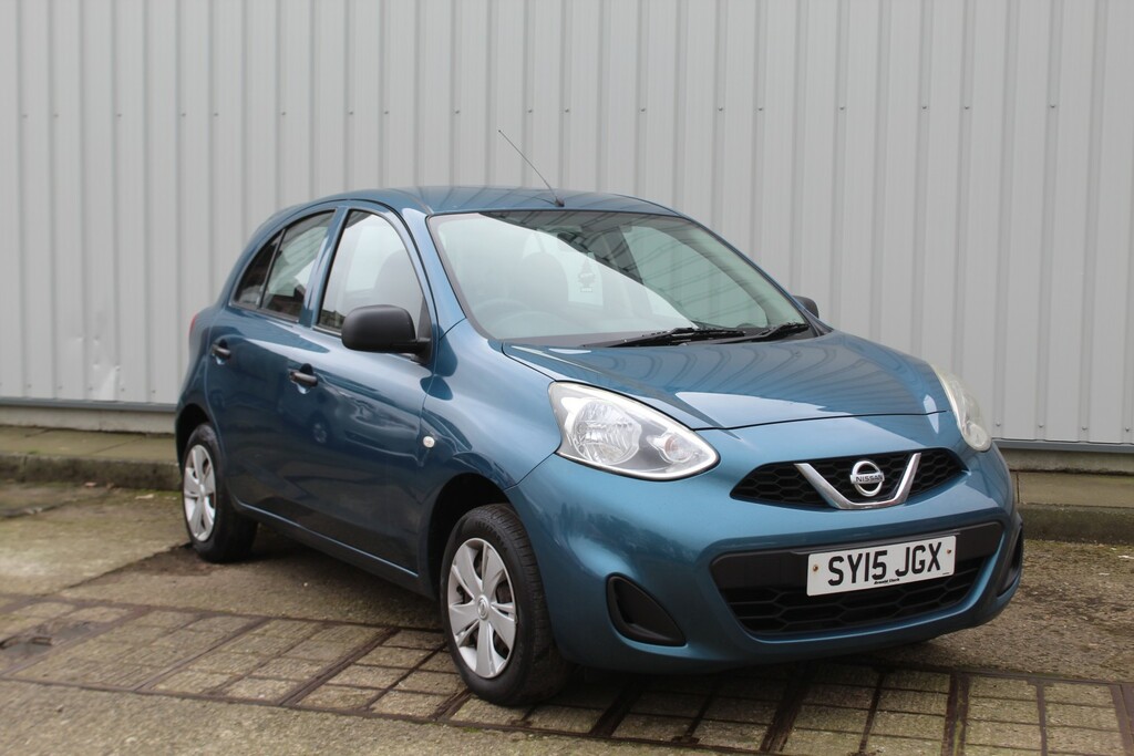 Nissan Micra Hatchback 1.2 Visia 2015 SY15JGX Blue #3