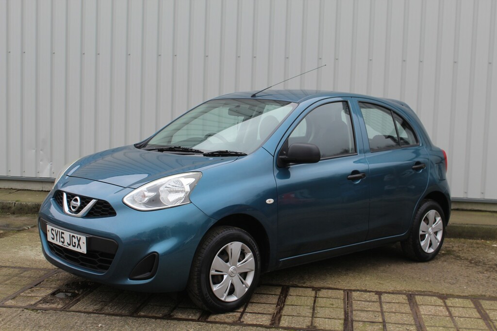 Nissan Micra Hatchback 1.2 Visia 2015 SY15JGX Blue #4