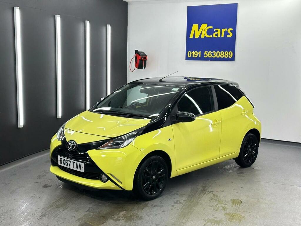 Toyota Aygo Hatchback 1.0 Vvt-i X-cite 3 Yellow Bi-tone Euro 6 RX67TAV Yellow #6