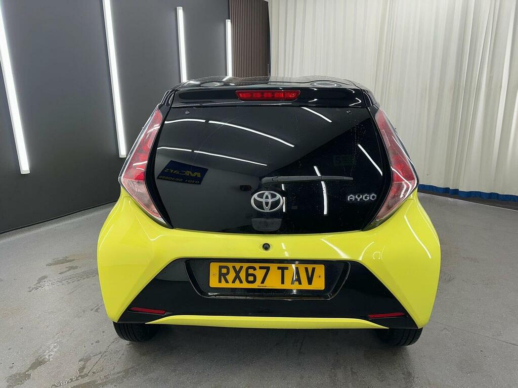 Toyota Aygo Hatchback 1.0 Vvt-i X-cite 3 Yellow Bi-tone Euro 6 RX67TAV Yellow #5
