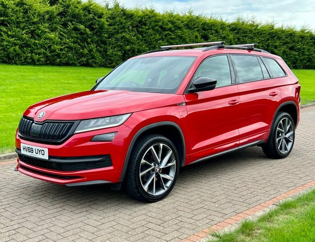 Skoda Kodiaq 2.0 Sportline Tdi Scr HV69UYO Red #2