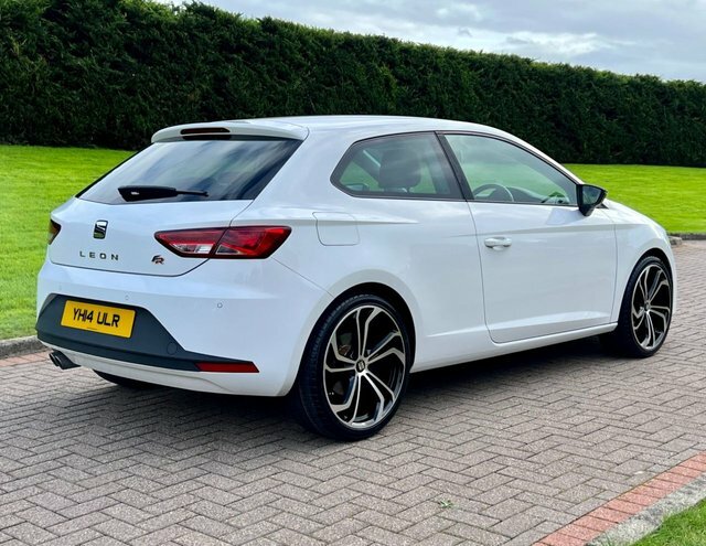 Seat Leon 2.0 Tdi Fr Technology YH14ULR White #3