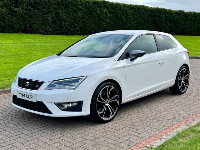 Seat Leon 2.0 Tdi Fr Technology YH14ULR White #2