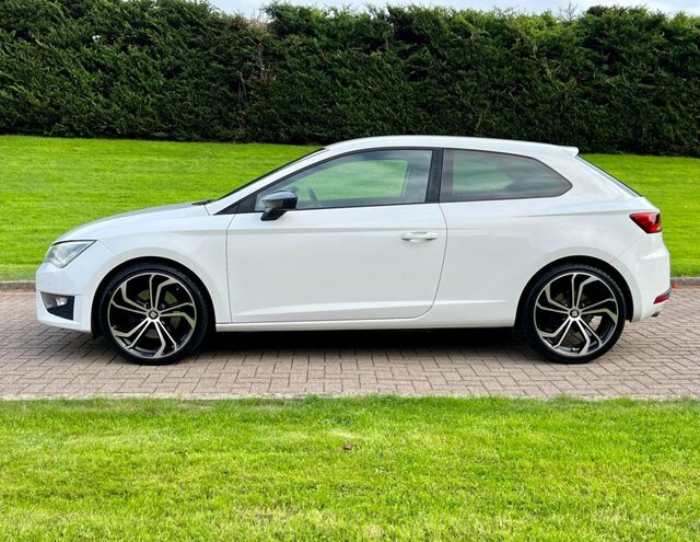Seat Leon 2.0 Tdi Fr Technology YH14ULR White #6