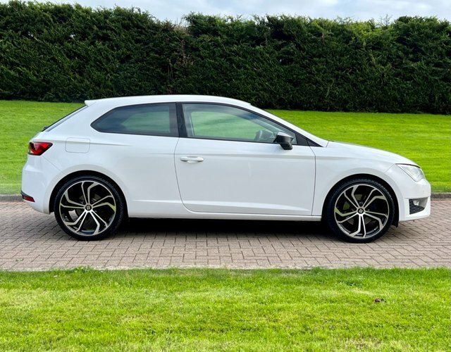 Seat Leon 2.0 Tdi Fr Technology YH14ULR White #5