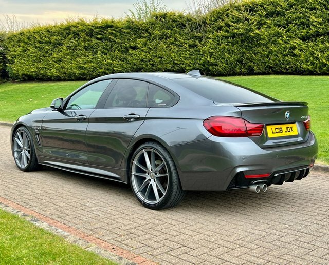 BMW 4 Series Gran Coupe 2.0 420D M Sport LC19JGX Grey #4