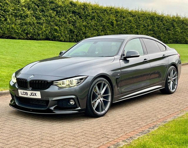 BMW 4 Series Gran Coupe 2.0 420D M Sport LC19JGX Grey #2