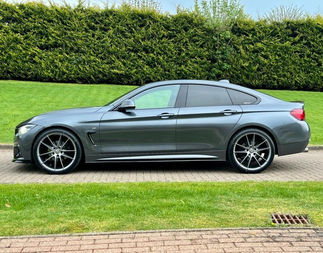 BMW 4 Series Gran Coupe 2.0 420D M Sport LC19JGX Grey #6