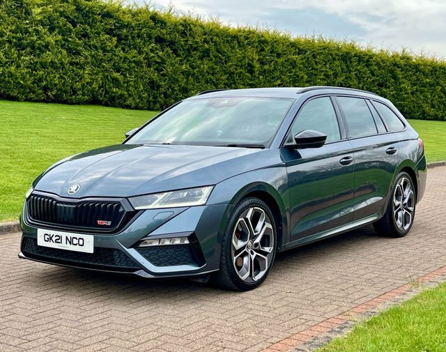 Skoda Octavia 2.0 Tdi Vrs Estate Grey #2