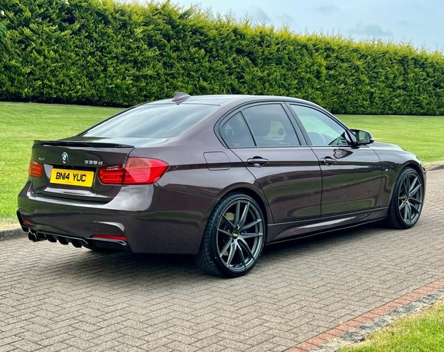 BMW 3 Series 3.0 335D M Sport BN14YUC Brown #3