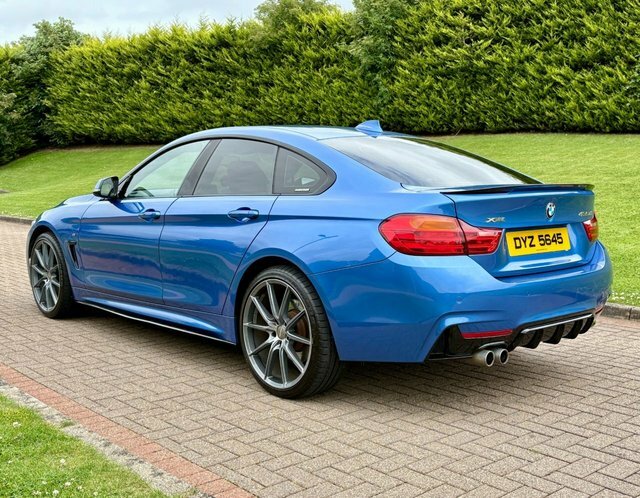 BMW 4 Series Gran Coupe 3.0 435D M Sport RRZ4975 Blue #4