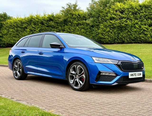 Skoda Octavia 2.0 Tdi Vrs Estate HN70XXM Blue #3