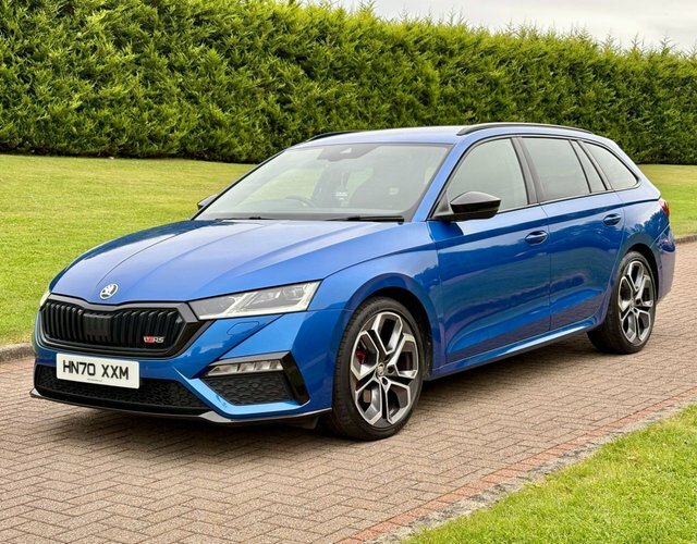 Skoda Octavia 2.0 Tdi Vrs Estate HN70XXM Blue #2