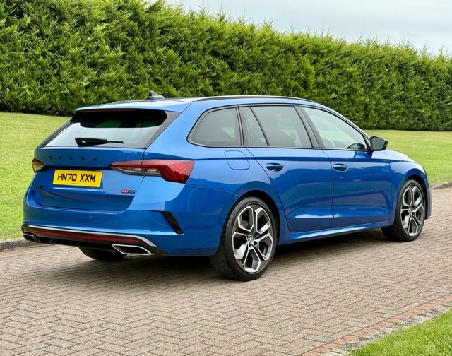 Skoda Octavia 2.0 Tdi Vrs Estate HN70XXM Blue #5