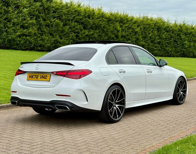 Mercedes-Benz C Class 2.0 C300dh Mhev Amg HX72VNZ White #5