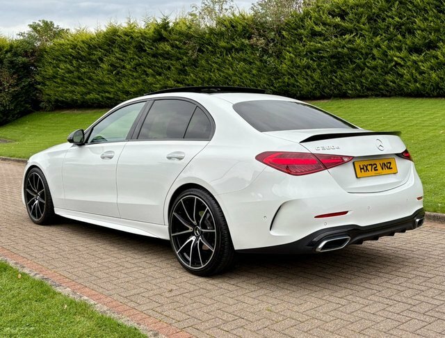 Mercedes-Benz C Class 2.0 C300dh Mhev Amg HX72VNZ White #6