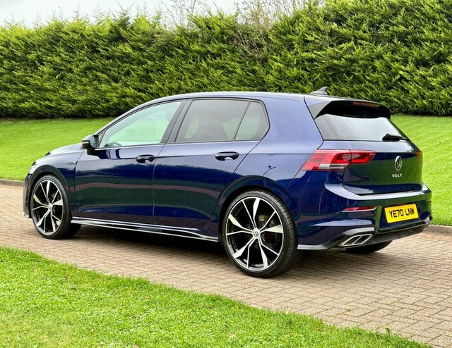 Volkswagen Golf 2.0 Tdi R-line Hatchback YE70LNW Blue #4