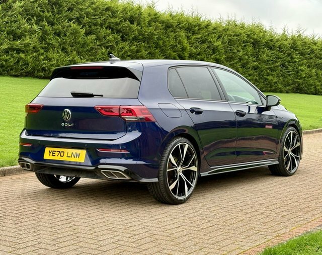 Volkswagen Golf 2.0 Tdi R-line Hatchback YE70LNW Blue #5