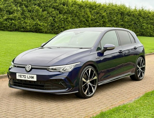 Volkswagen Golf 2.0 Tdi R-line Hatchback YE70LNW Blue #2