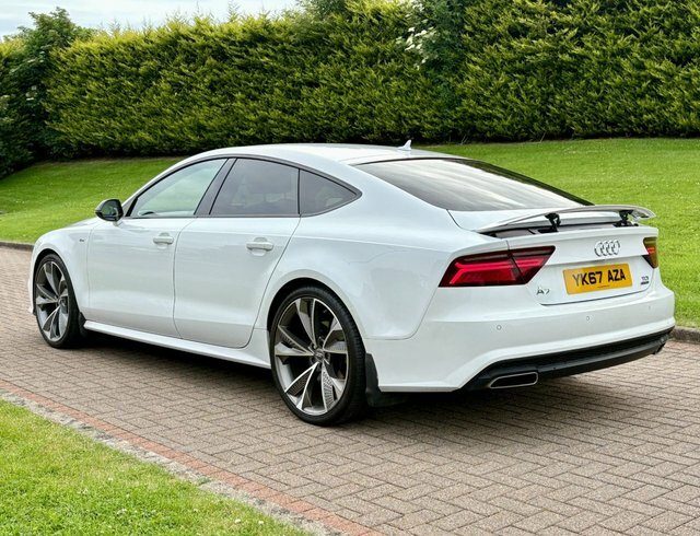 Audi A7 3.0 Tdi V6 Black YK67AZA White #4