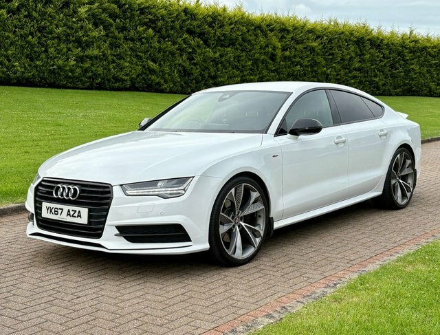 Audi A7 3.0 Tdi V6 Black YK67AZA White #2