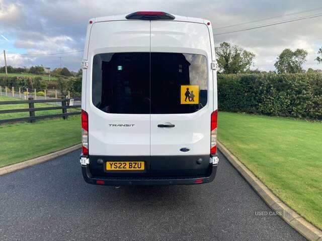 Ford Transit Custom 2.0 Ecoblue 130Ps H3 17 Seater Leader YS22BZU White #5