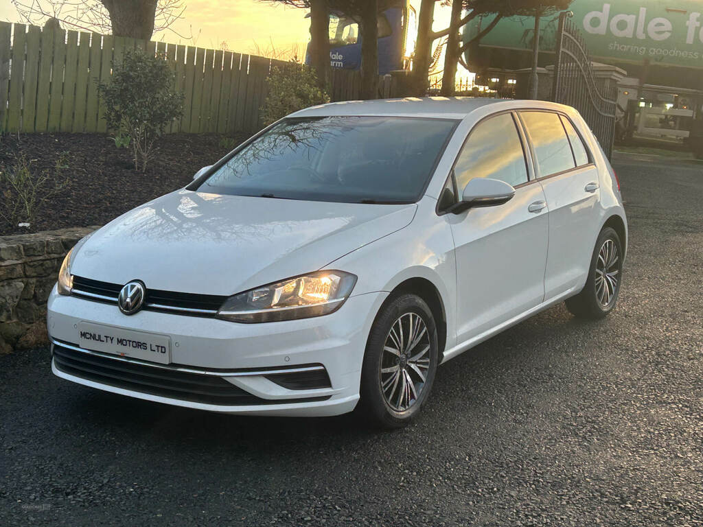 Volkswagen Golf 1.6 Tdi Se Nav GC18OYR White #4