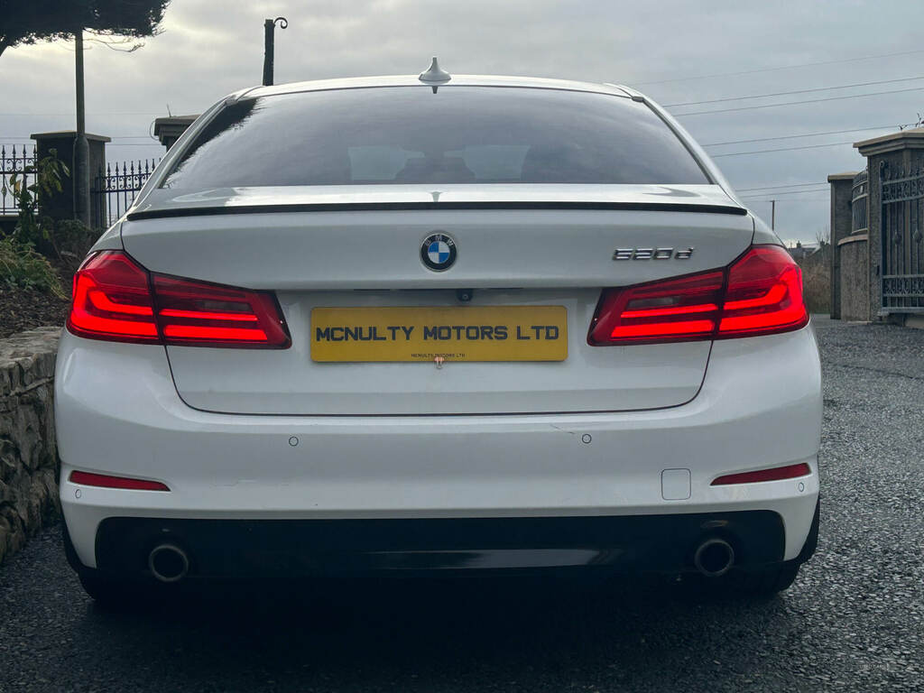 BMW 5 Series 520D Efficient Dynamics Se YY17OPU White #4