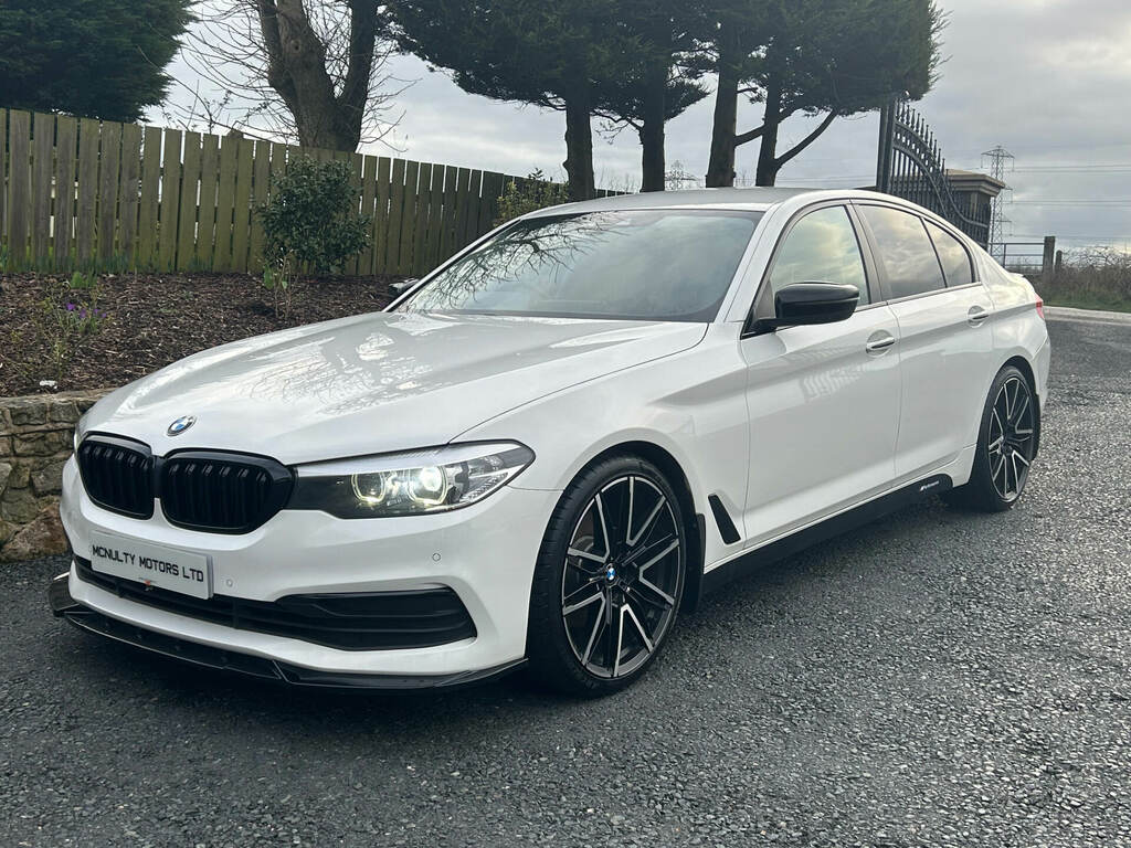 BMW 5 Series 520D Efficient Dynamics Se YY17OPU White #5