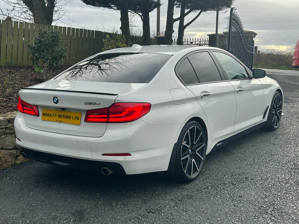 BMW 5 Series 520D Efficient Dynamics Se YY17OPU White #3
