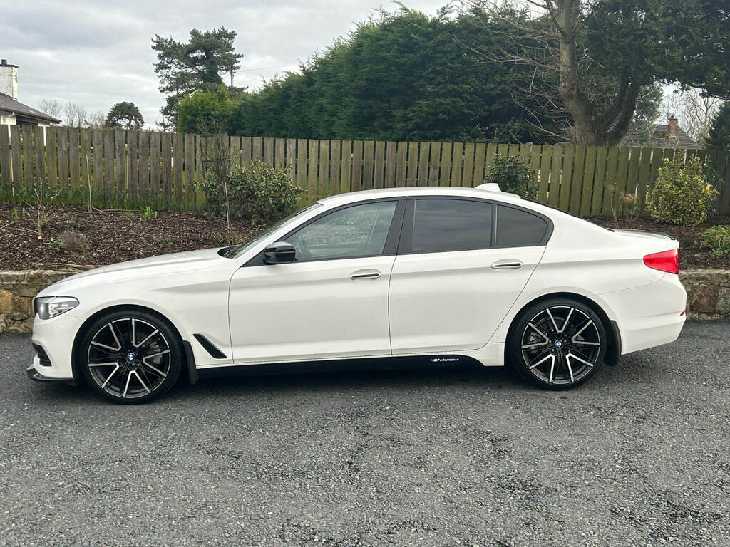 BMW 5 Series 520D Efficient Dynamics Se YY17OPU White #6