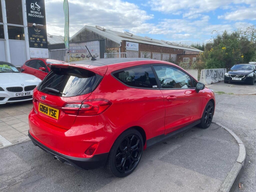 Ford Fiesta Hatchback 1.0T Ecoboost St-line Euro 6 Ss GD68YSE Red #4