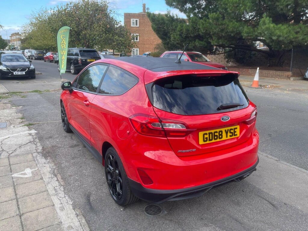 Ford Fiesta Hatchback 1.0T Ecoboost St-line Euro 6 Ss GD68YSE Red #6